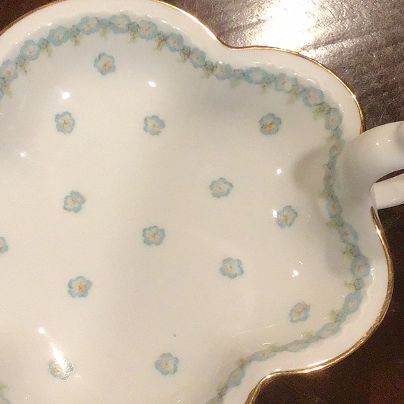 HTF Vintage Royal Limoges Relish Trinket Handled Dish - Picture 2 of 10